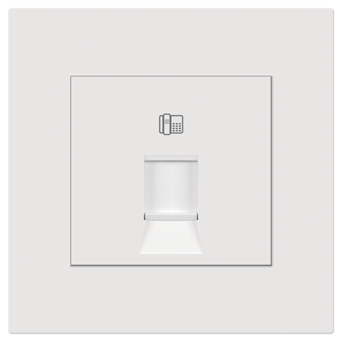 1 Gang Telephone Outlet