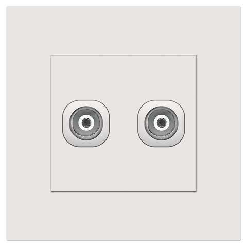 2 Gang TV Outlet